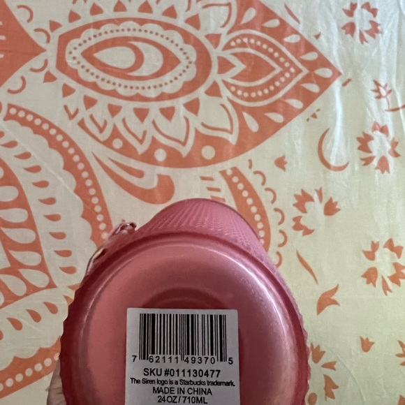 BRAND NEW WITH TAGS! STARBUCKS pink lemonade soft touch studded tumbler - Picture 3 of 3